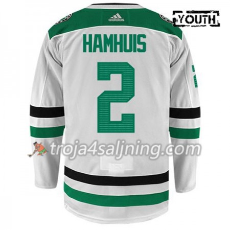 Dallas Stars tröja DAN HAMHUIS 2 Adidas Vit Authentic - NHL Tröjor Barn